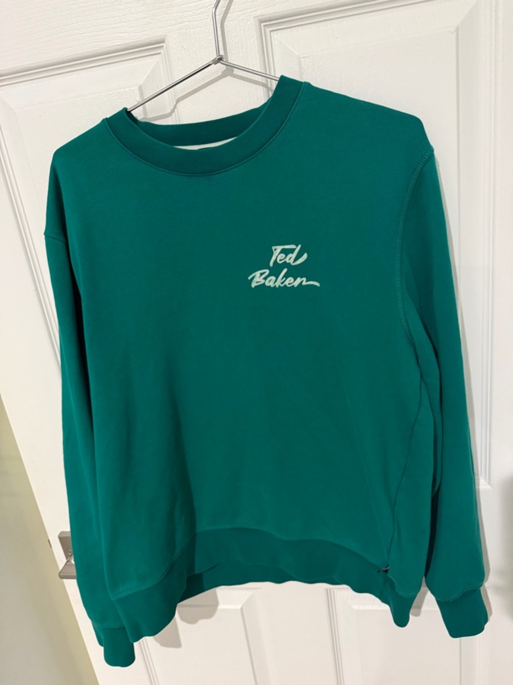 Ted Baker Emerald Green Pullover Sweatshirt